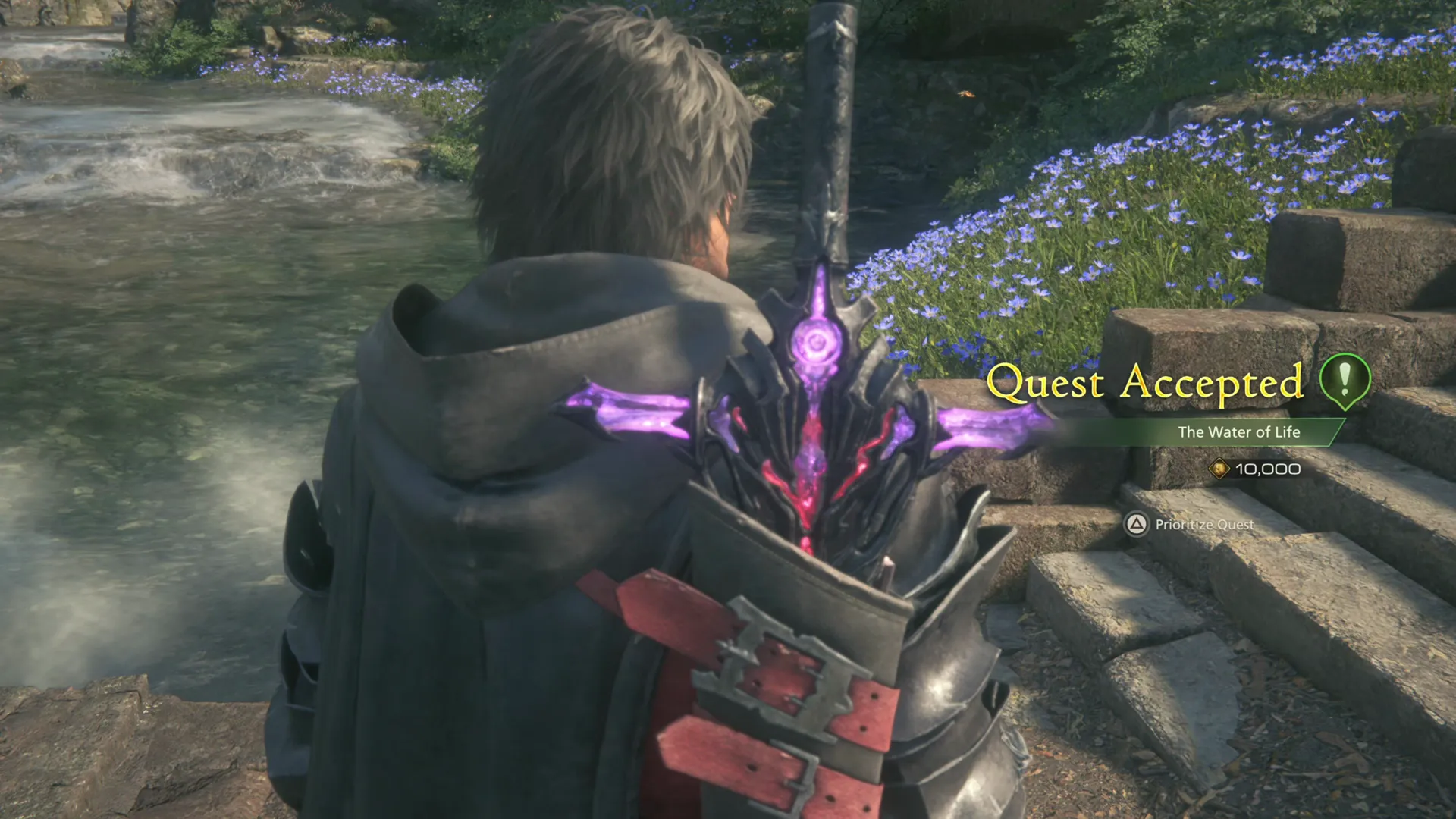 Accepting the Water of Life Optional Quest from Shula in Haven