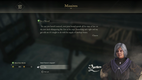 Accepting the More than Words Optional Quest from the In a Mood missive on Clive’s reading table