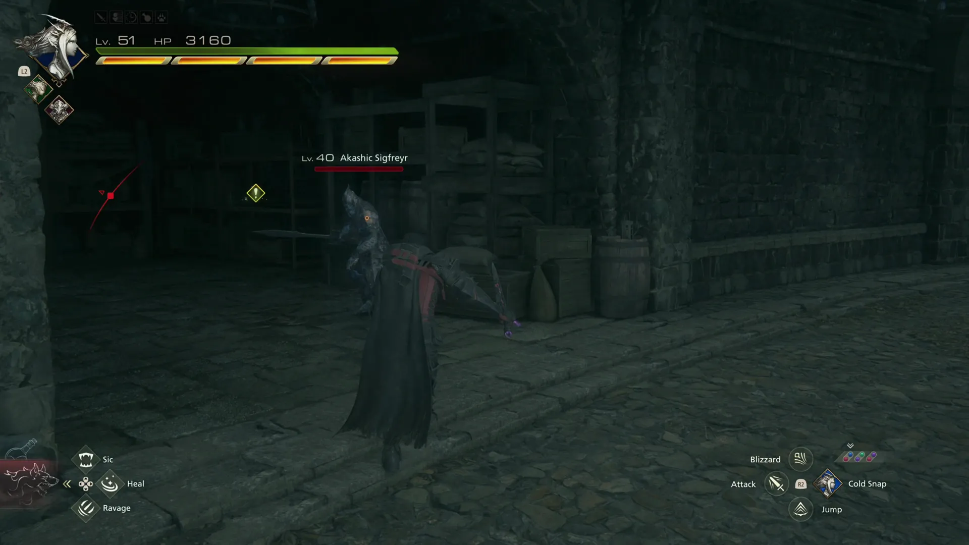 Defeating the Akashic to reach the quest objective