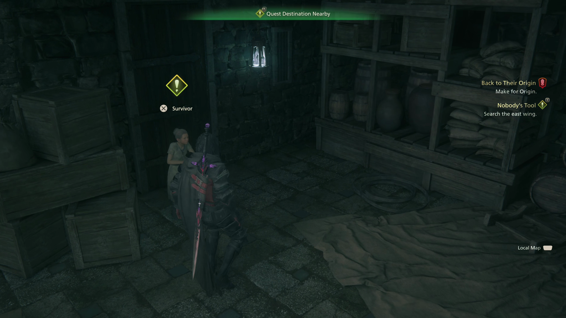 Speaking with the hiding survivor