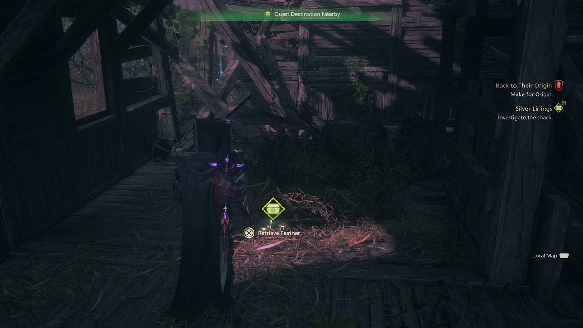 Locating the Silver Chocobo Feather in the house near Rhiannon’s Ride