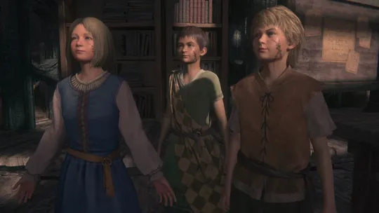 Accepting the Aiming High Optional Quest from Josselin in the Atrium of the Hideaway