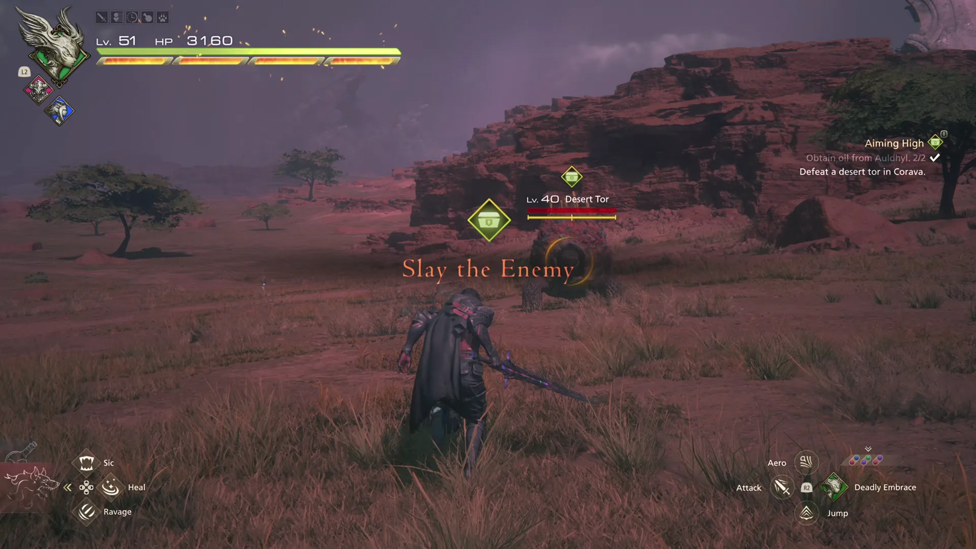 Slay the Enemy: Battle against the Desert Tor out in the Fields of Corava
