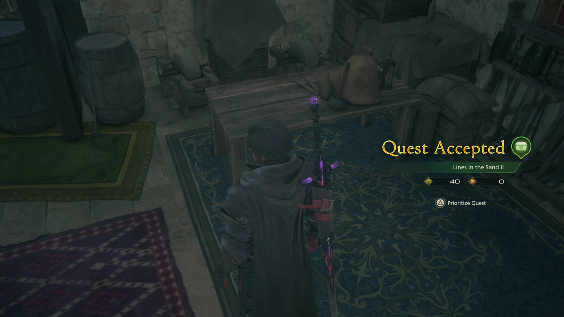 Accepting the Lines in the Sand II Optional Quest from L’ubor in Dalimil