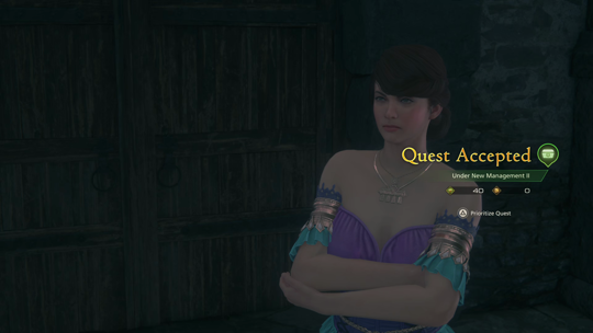 Accepting the Duty Undying Optional Quest from Cyril in Tabor