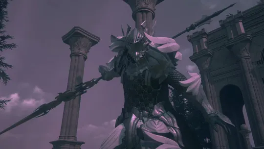 Close-up of Knight of the Splendent Heart during the opening of the Notorious Mark battle