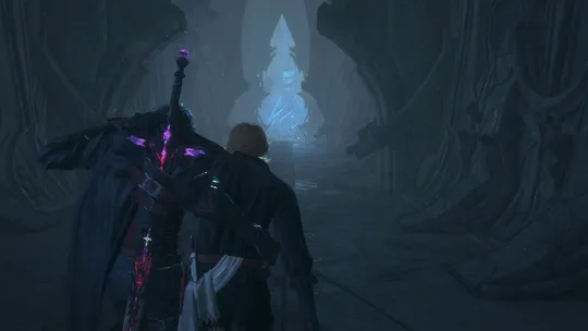 Clive and Joshua making their way towards Ultima for the final showdown