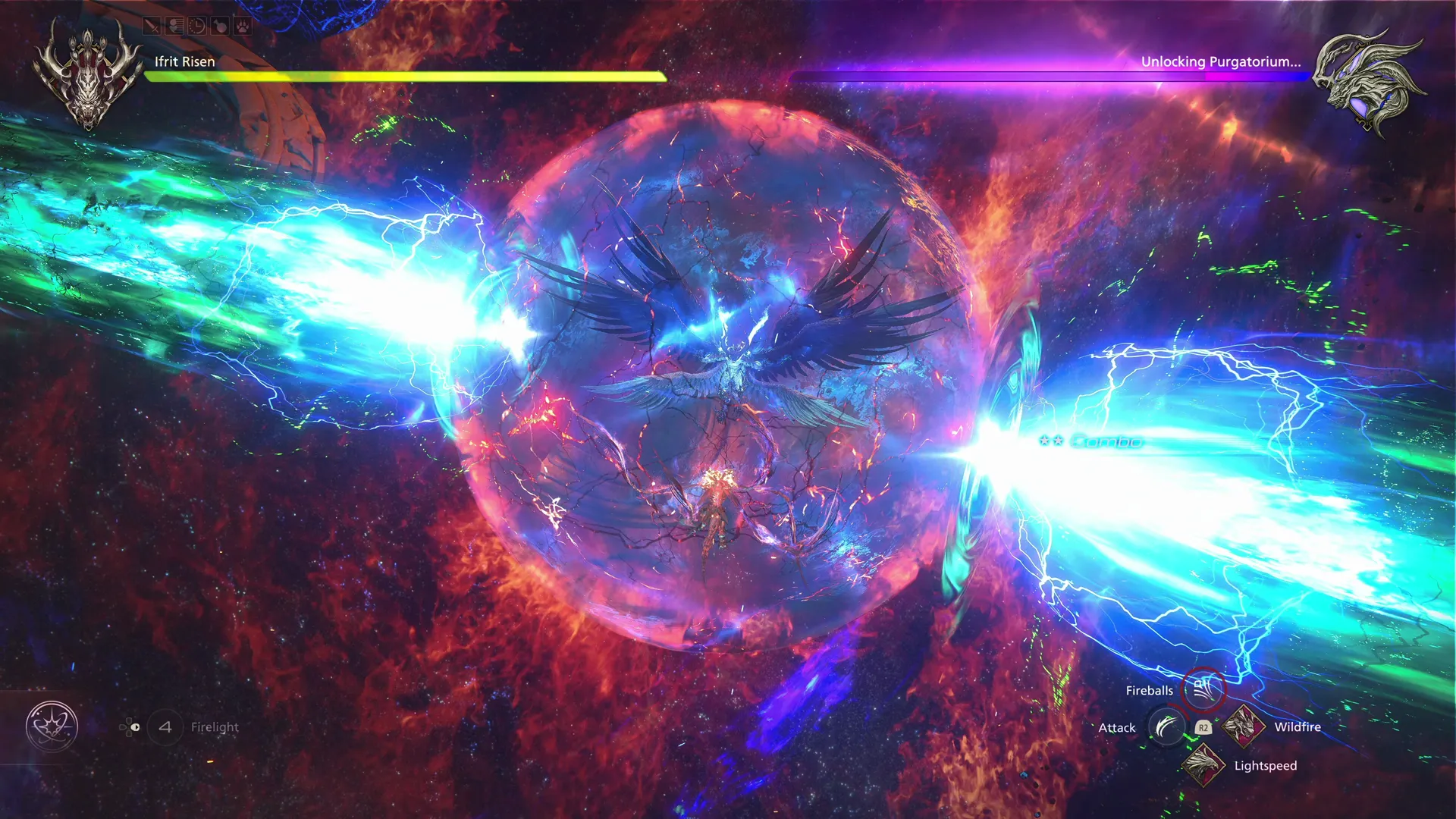 Ultima completing its Unlocking Purgatorium attack during Phase 3