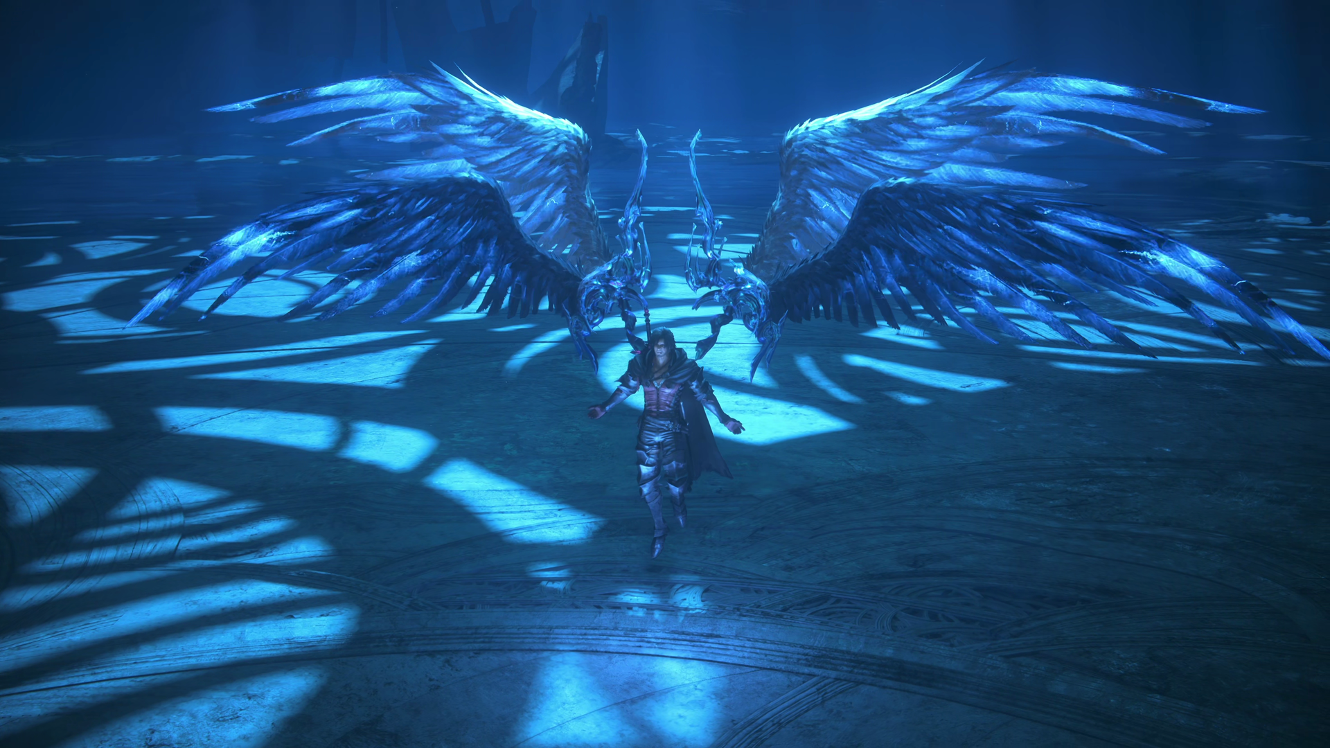 Clive using his Ultima Eikon abilities for the first time