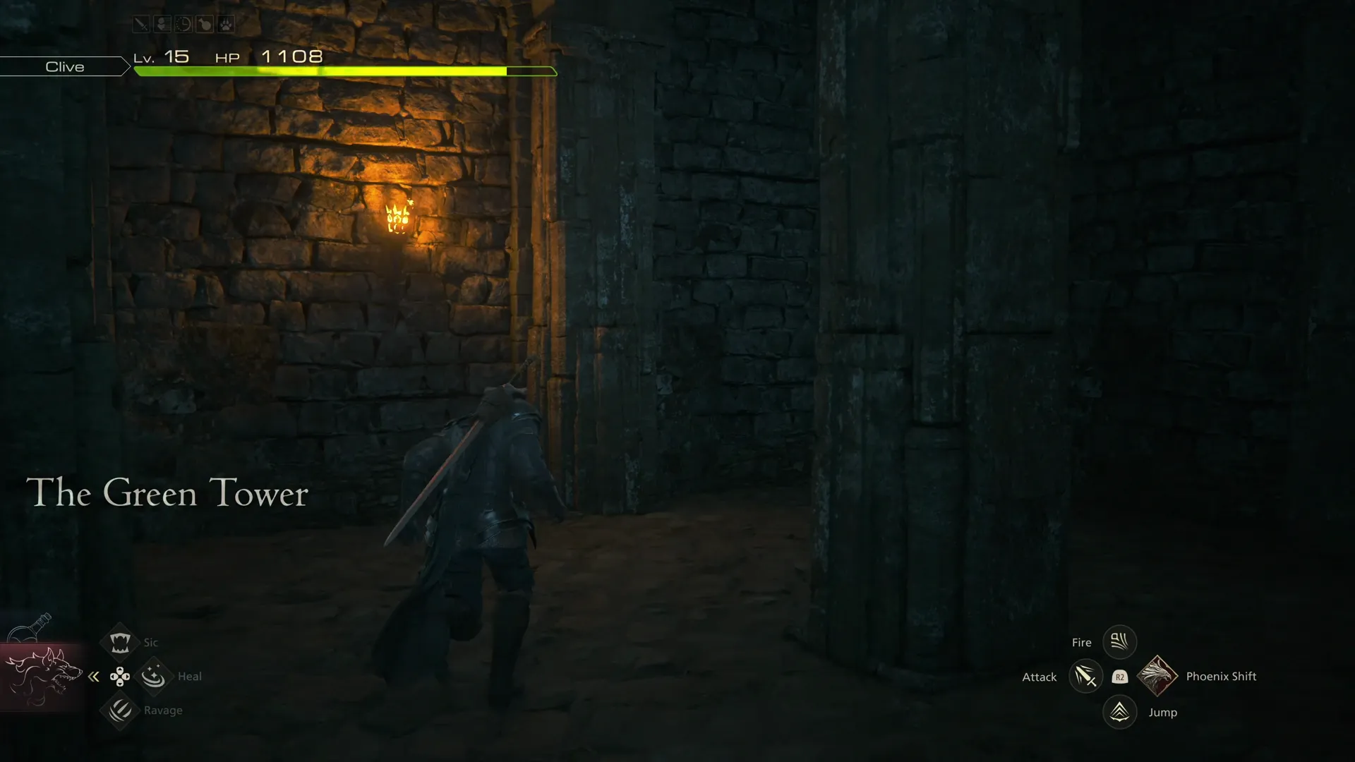 Reaching the top of the Green Tower