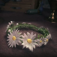 Snow Daisy Garland