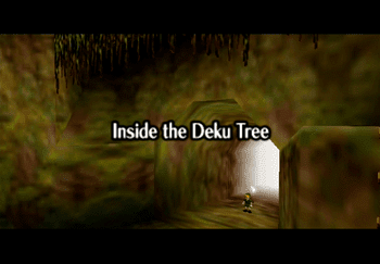 Inside the Great Deku Tree Entrance