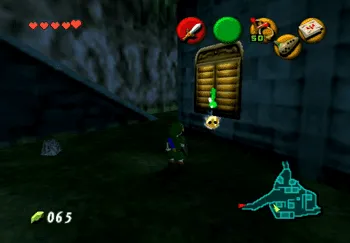 Location of the Gold Skulltula in Kakariko Village