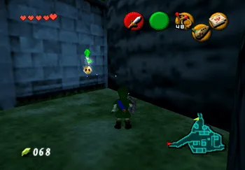 Location of the Gold Skulltula in Kakariko Village