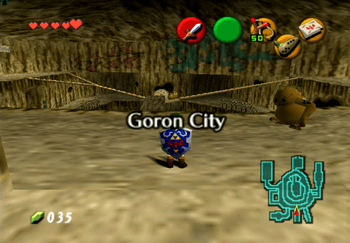 Goron City Title Screen