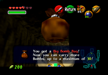 Big Bomb Bag in Goron City