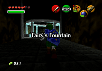 Entering the Fairy’s Fountain