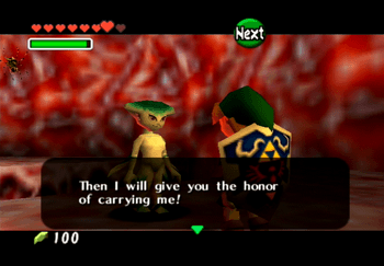 Meeting up with Princess Ruto in Lord Jabu-Jabu’s Belly