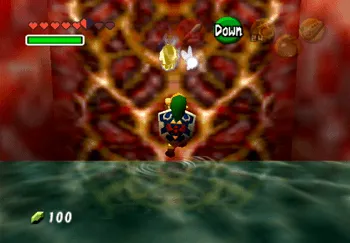Location of the Gold Skulltula in Lord Jabu Jabu’s Belly