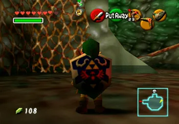 Location of the Gold Skulltula in Lord Jabu Jabu’s Belly