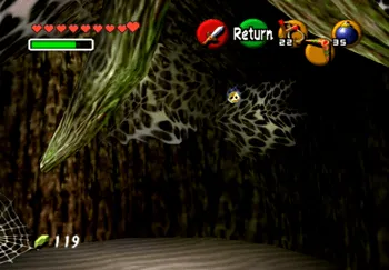 Location of the Gold Skulltula in Hyrule Field