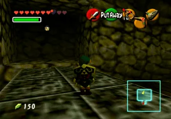 Location of the Gold Skulltula in Dodongo’s Cavern