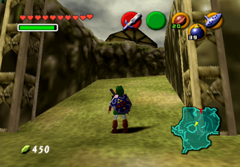 Entering Lon Lon Ranch as adult Link