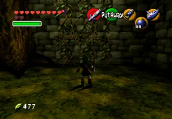 Location of the Gold Skulltula in the Forest Temple