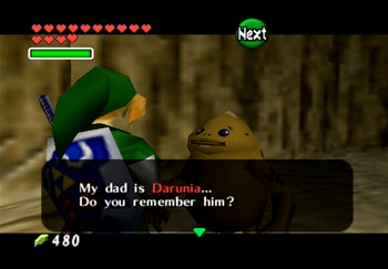 Speaking to ‘Link’ the Goron in Goron City