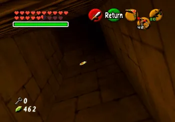 Location of the Gold Skulltula in the Spirit Temple
