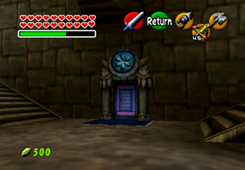 The Water / Ice Trial door in Ganon’s Castle